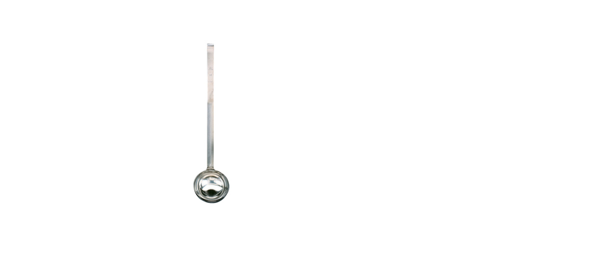 Edelstahlschöpflöffel Ø 16 cm 100 cl Griff 45 cm Pro.cooker