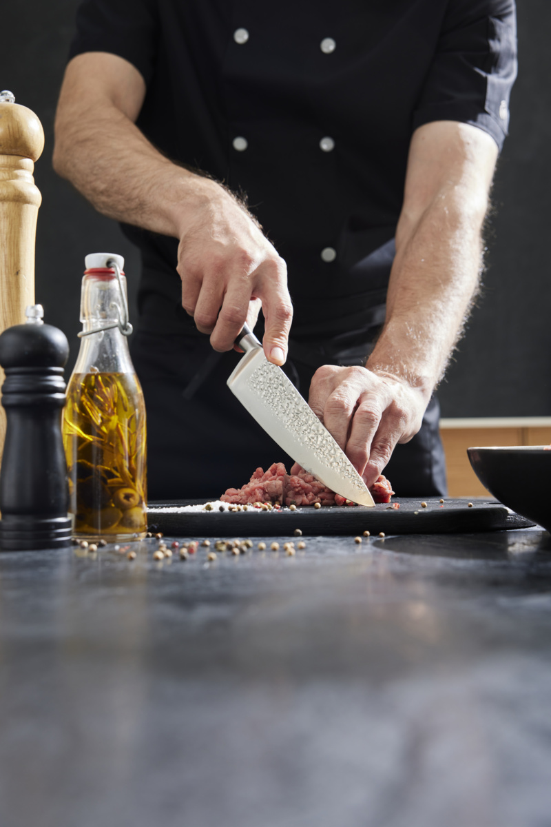 Kochmesser 20 cm Edelstahl POM einfarbig Okito Pro.cooker