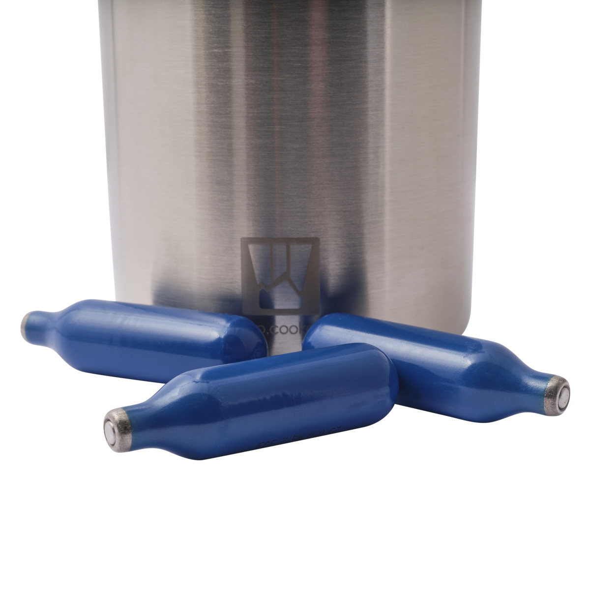 Gaspatronen für Sahnespender aus Stahl 14,5x7x5,5 cm Pro.cooker