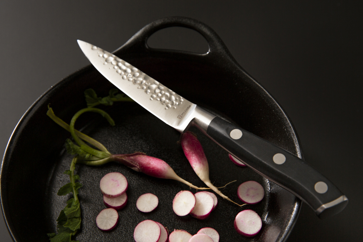 Schälmesser 9 cm Edelstahl POM einfarbig Okito Pro.cooker
