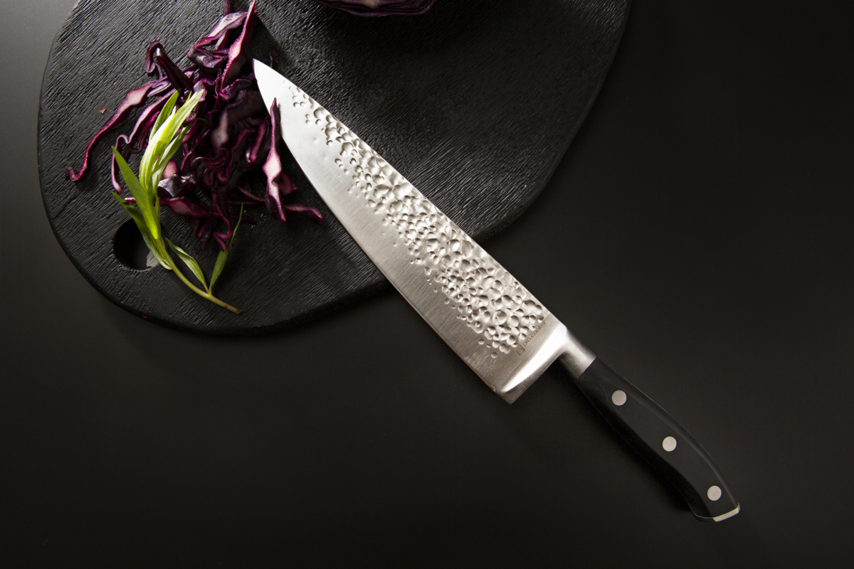 Kochmesser 20 cm Edelstahl POM einfarbig Okito Pro.cooker