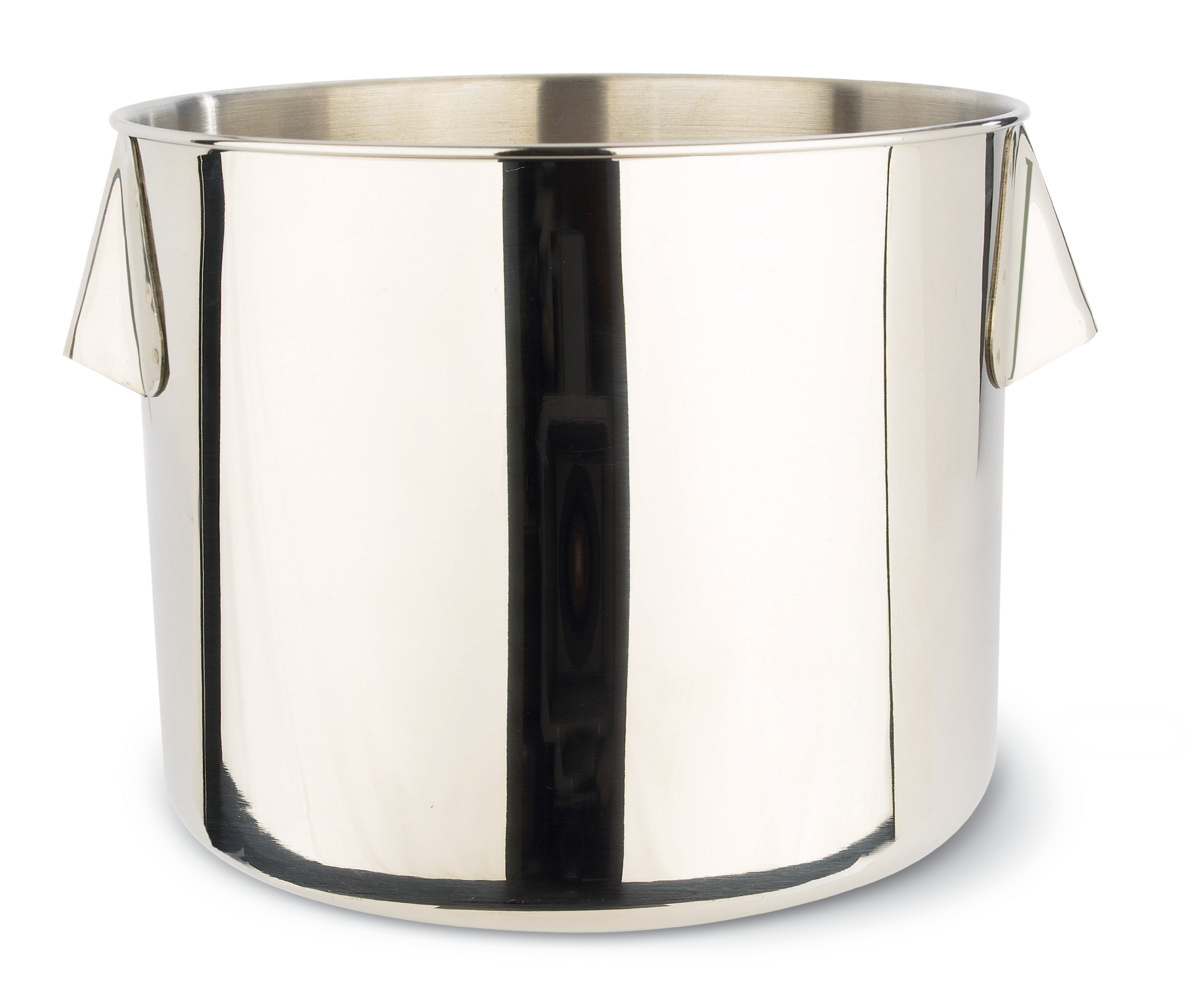 Abfallbehälter Edelstahl Ø 16 cm 13,5 cm 2,5 L Pro.cooker