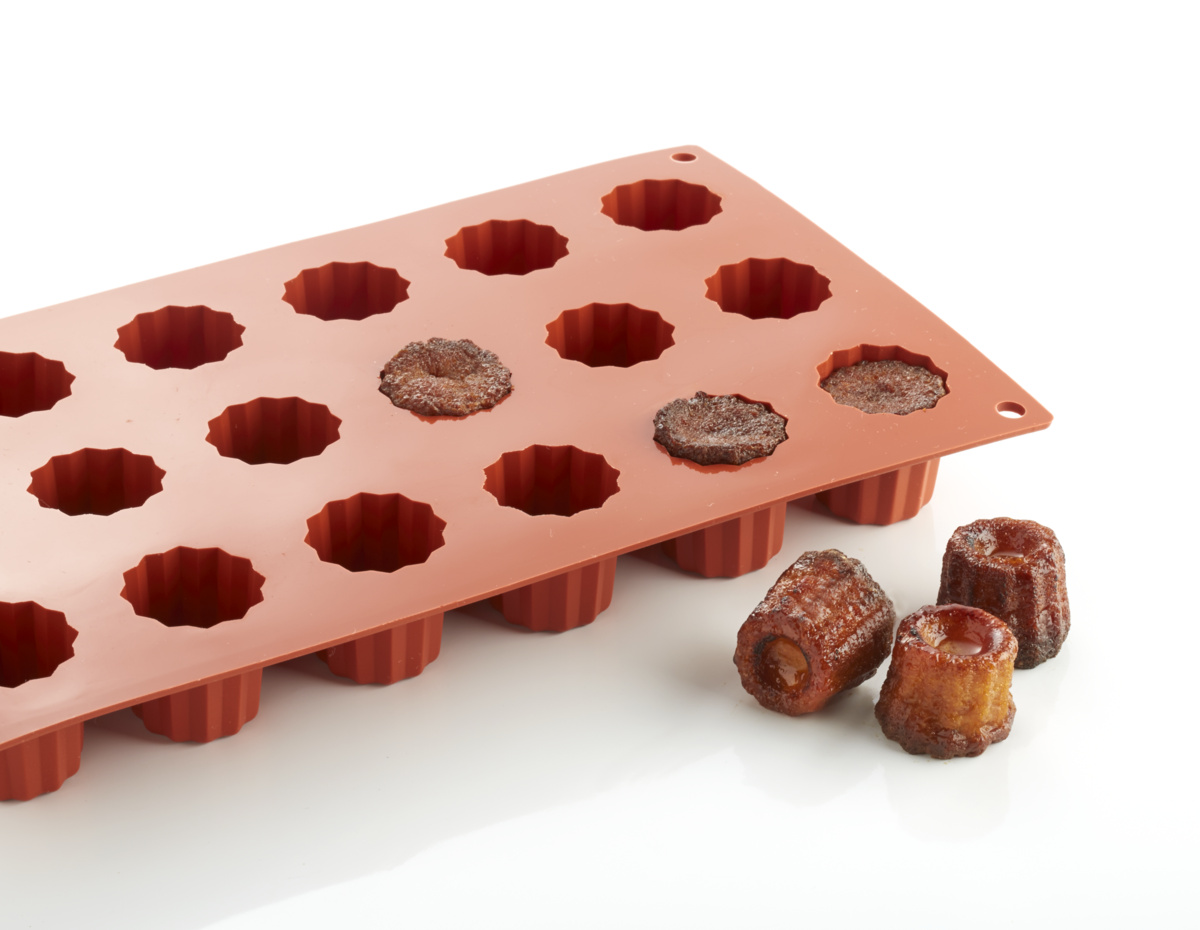 Backform 18 Mini-Cannelés Silikon GN 1/3 29,5x17,5x3,5 cm Pro.cooker