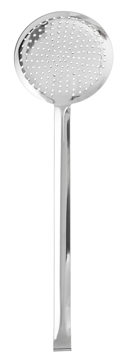 Schaumlöffel aus Edelstahl Ø 10 cm, Griff 33 cm Pro.cooker