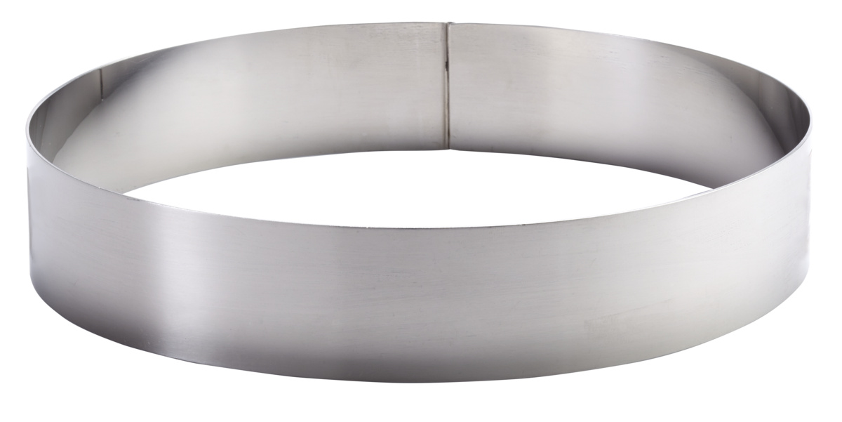 Edelstahl-Schaumring Ohne Beschichtung Ø 12 cm 4,5 cm fest Pro.cooker