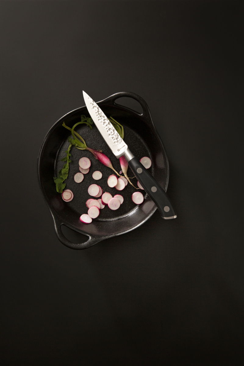 Schälmesser 9 cm Edelstahl POM einfarbig Okito Pro.cooker