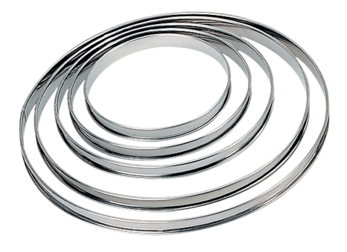 Edelstahl-Tortenring ohne Beschichtung Ø 18 cm 2 cm Pro.cooker