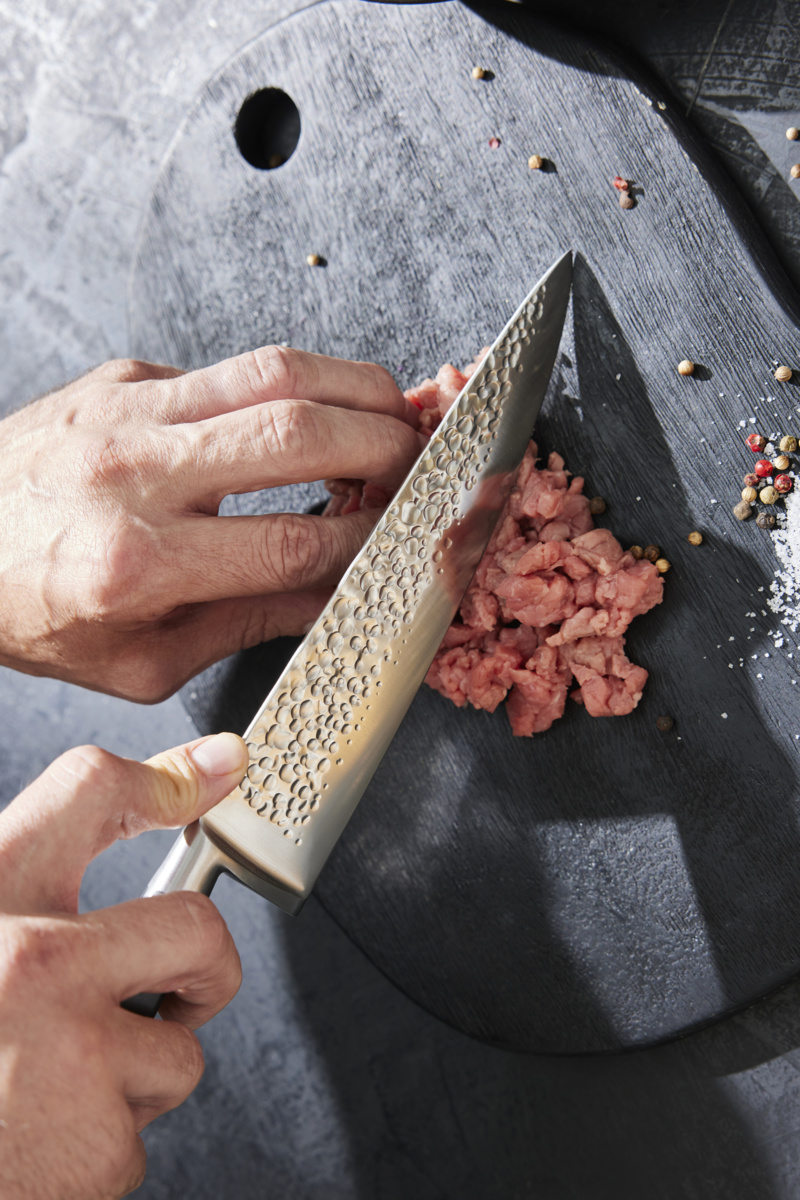 Kochmesser 20 cm Edelstahl POM einfarbig Okito Pro.cooker