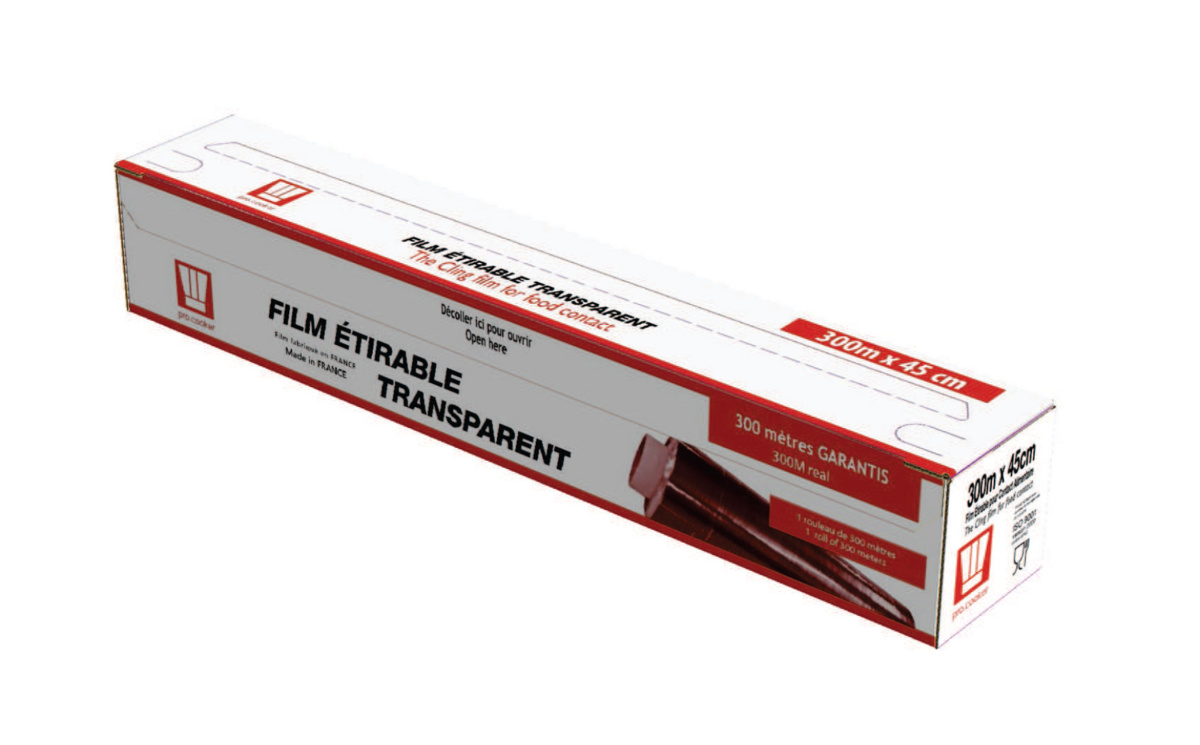 PVC-Folie 300 m x 45 cm Pro.cooker