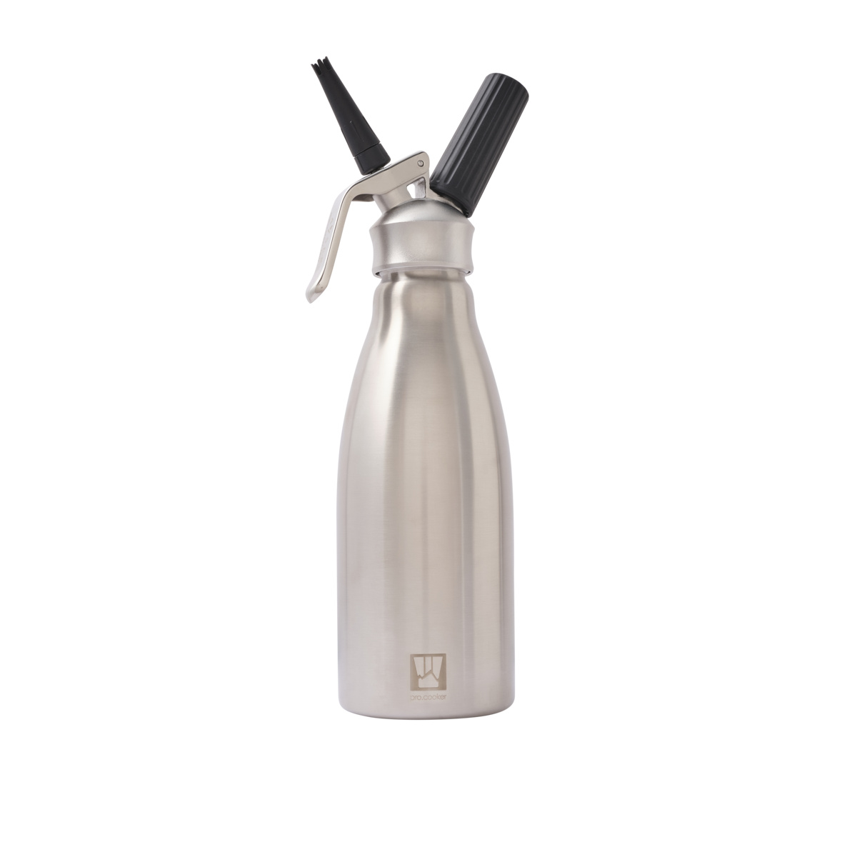 Sahnesiphon aus Edelstahl 0,5 L Ø 9,6 cm 31,3 cm Pro.cooker