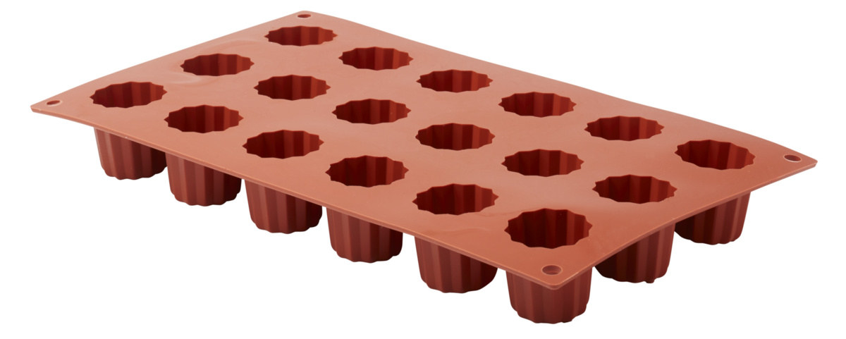 Backform 18 Mini-Cannelés Silikon GN 1/3 29,5x17,5x3,5 cm Pro.cooker
