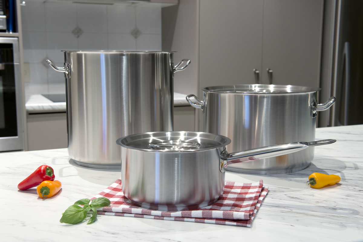 Edelstahl-Topf Ohne Beschichtung Ohne Deckel Ø 36 cm 18 cm 18 L Ecoplus Pro.cooker