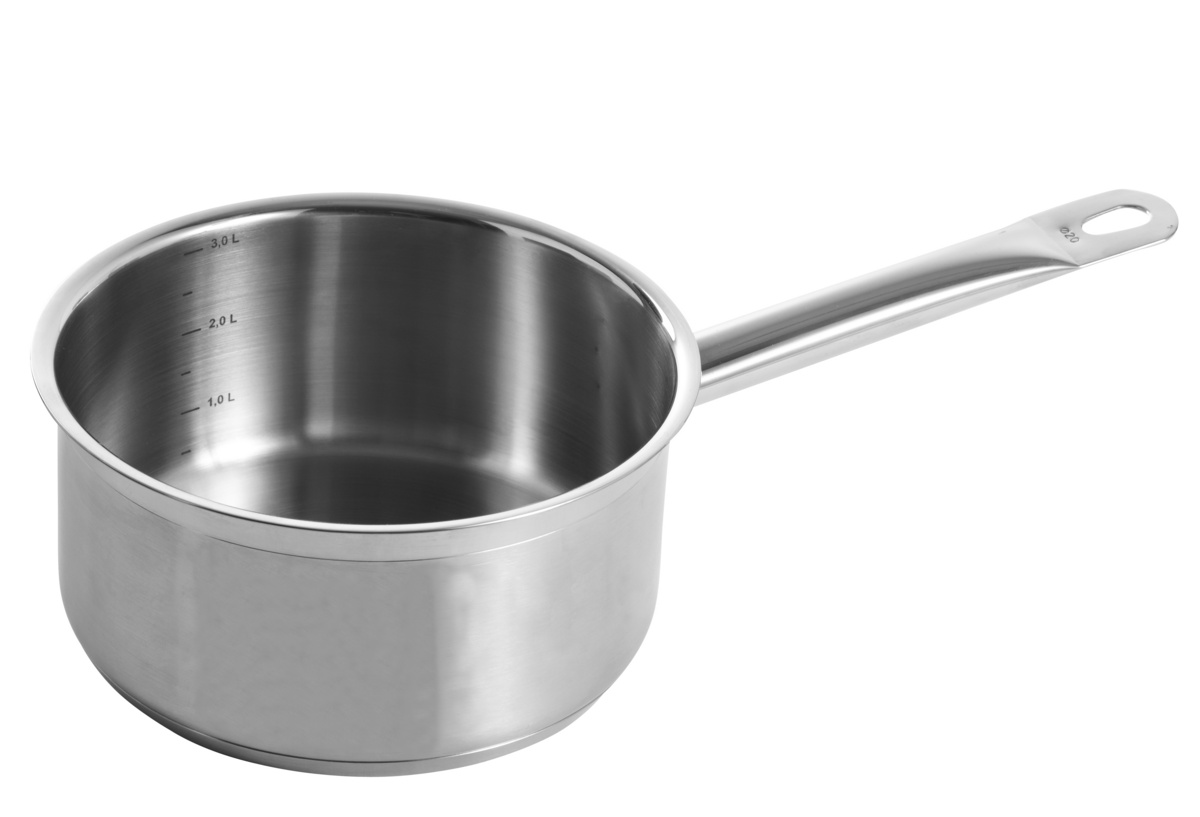 Edelstahl-Kochtopf Ø 24 cm 12 cm 5,4 L Qualiplus Pro.cooker