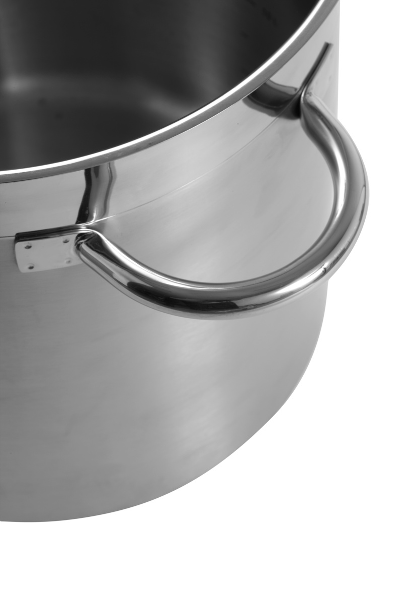 Edelstahl-Bräter Ohne Beschichtung Ohne Deckel Ø 32 cm 19 cm 15,2 L Qualiplus Pro.cooker